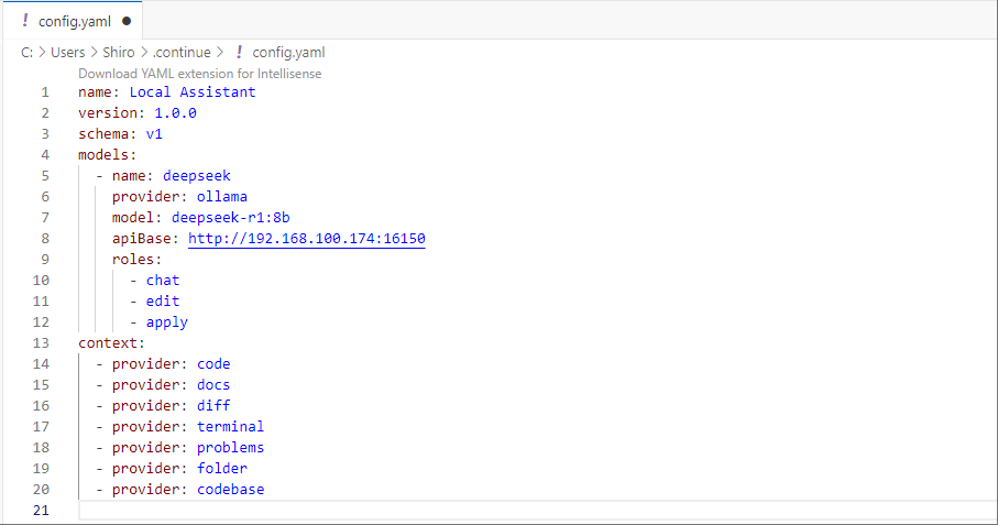 model的config